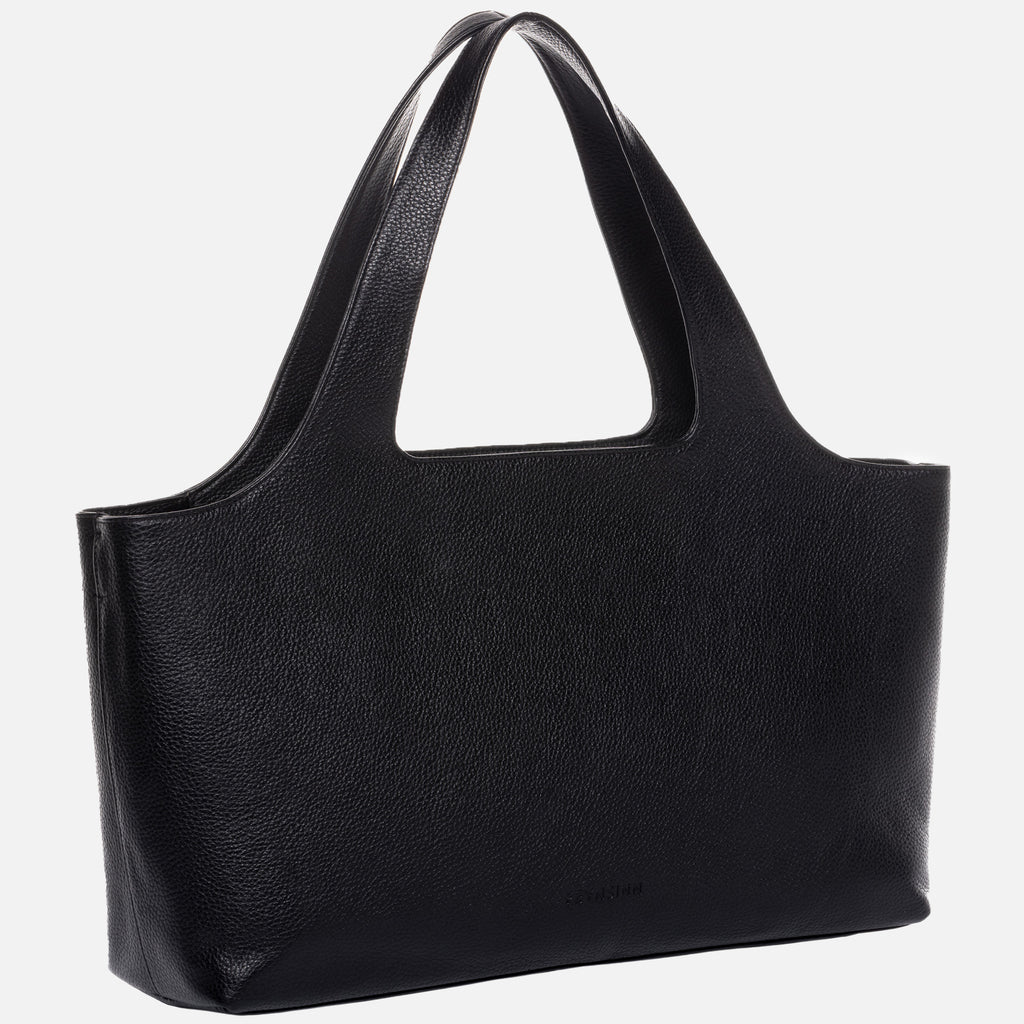FEYNSINN Produktbild: Handtasche (Shopper) NEA in schwarz aus Leder