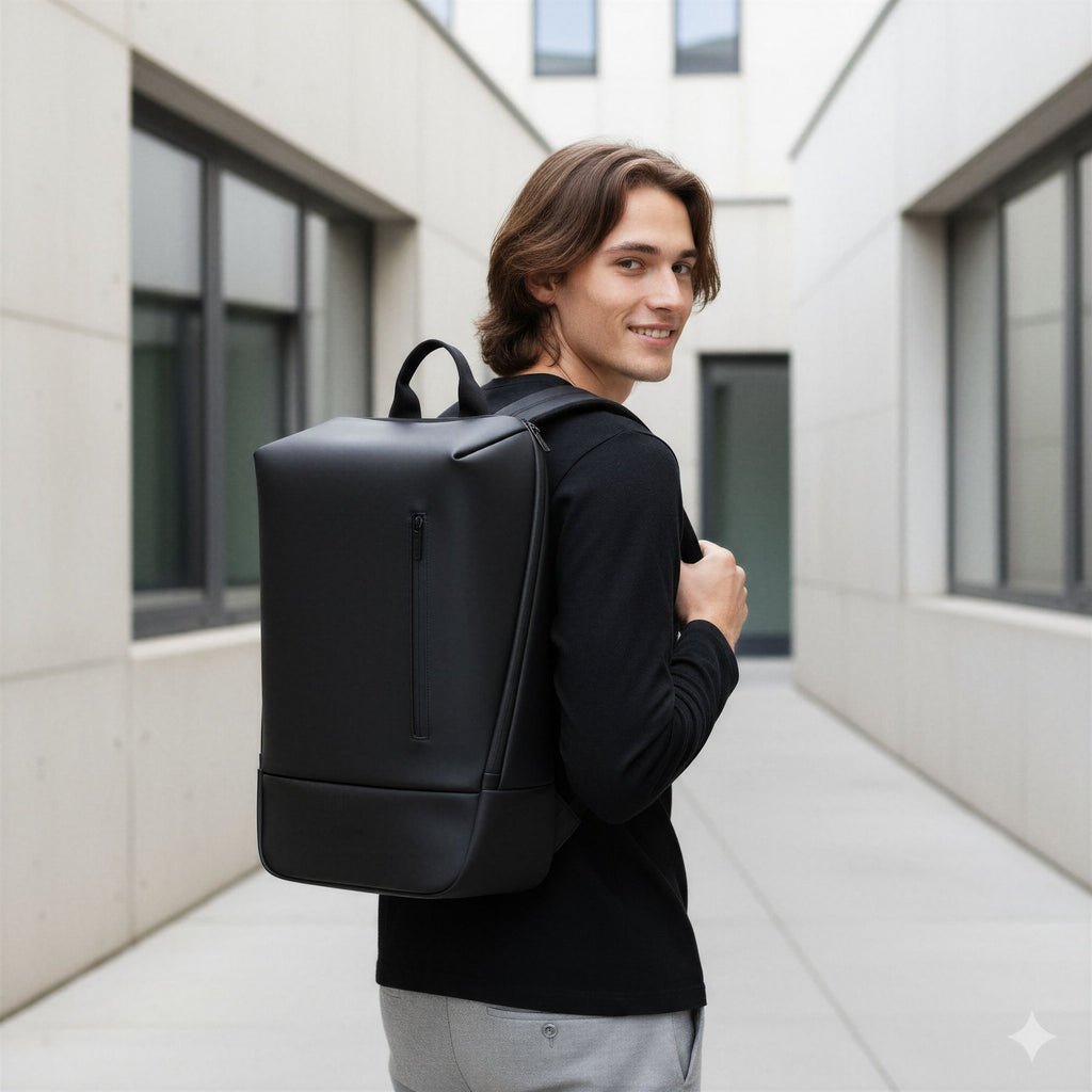 FEYNSINN Rucksack schwarz Grau Edel